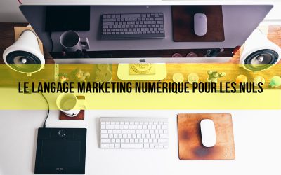 Le langage du marketing numérique pour les nuls