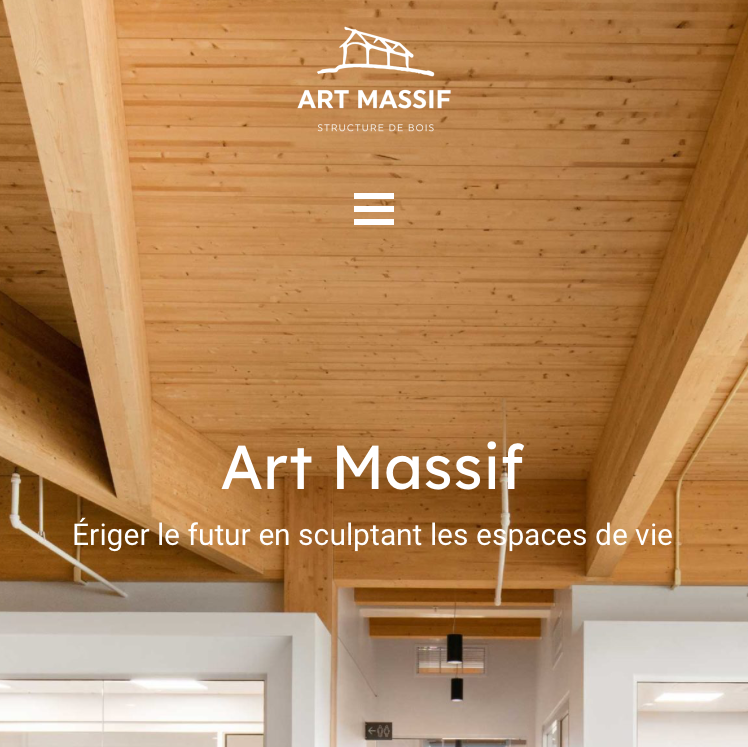 Un nouveau site internet pour Art Massif