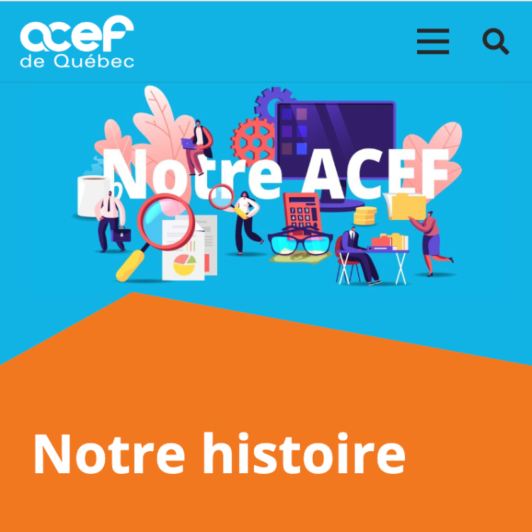 Refonte du site internet de l’ACEF de Québec sur WordPress