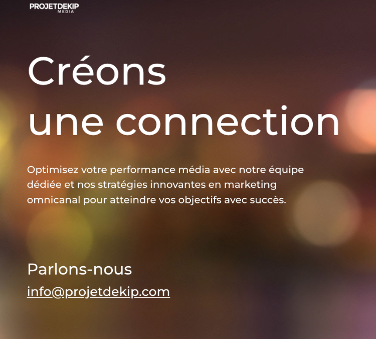 Conception d’un site internet pour PROJETDEKIP