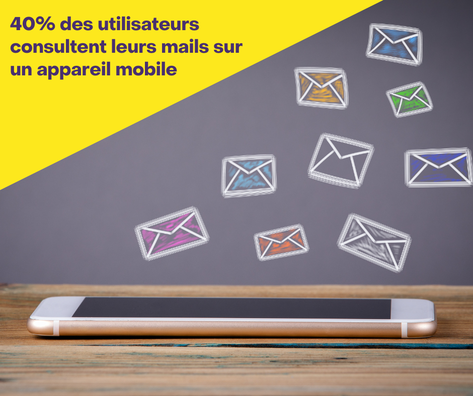 ouverture infolettre sur mobile